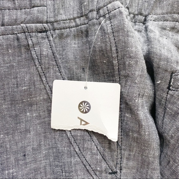 SOLD Athleta Heathered Gray Linen Pants - Picture 8 of 11